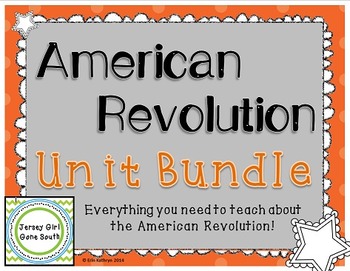 American Revolution Unit Bundle